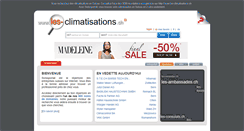 Desktop Screenshot of les-climatisations.ch