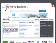 Tablet Screenshot of les-climatisations.ch